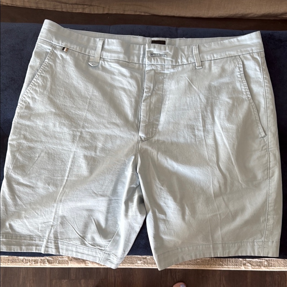 Boss light blue shorts